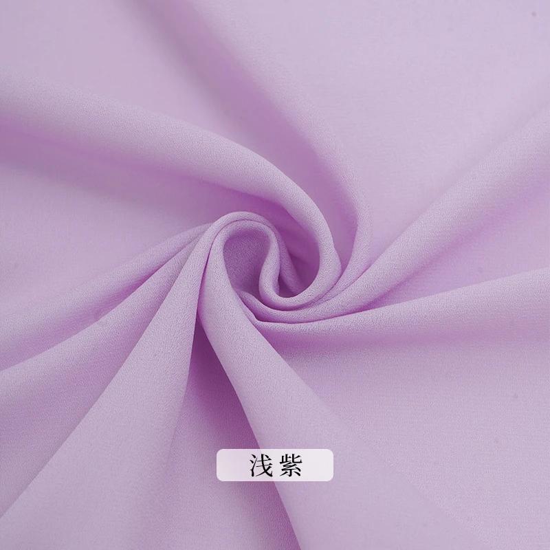 150x50cm/150x300cm Nicht Transparenter Chiffonstoff Für Sommerkleider, Kleiderfutter, Hosen, Handgefertigter DIY-Stoff TJ10408