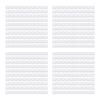 100 Pieces Clear Plastic Hooks Self Stick Slot Hole Hanging Tabs for Store Displays and Household Use Kitchen Wall Hooks