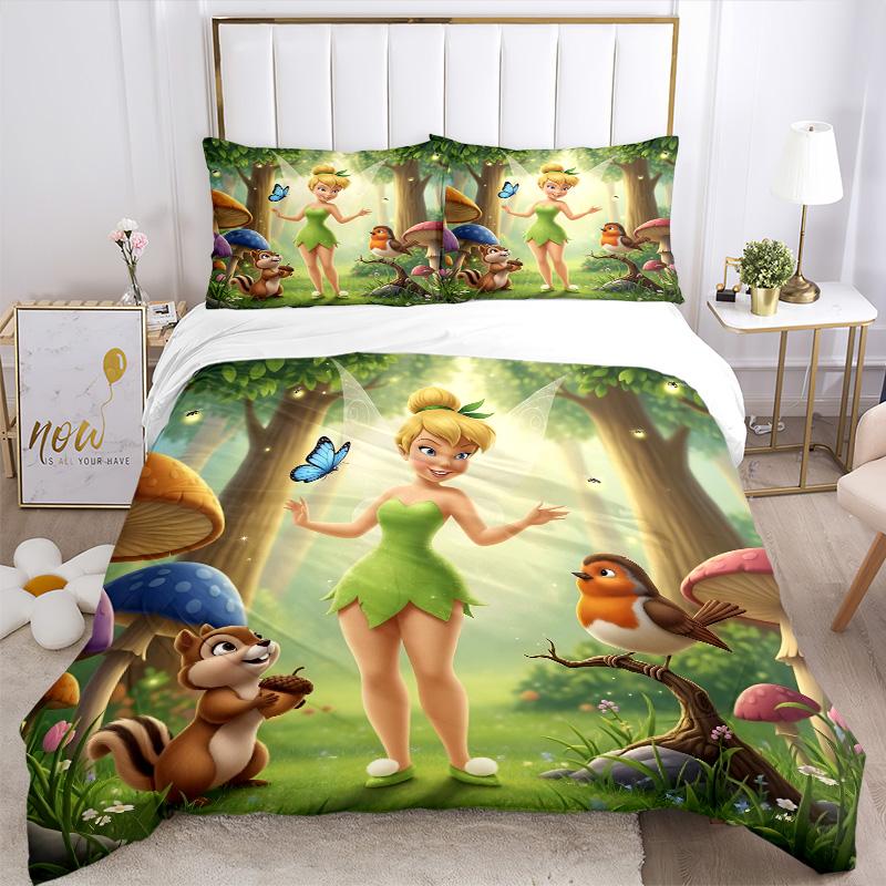 Forest Adventure Print 3Pcs Bedding Setduvet Cover With 2 Bedropillowcase Home Birthday Gift