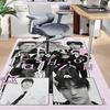 Fashion Icon Collage Carpet For Playroom Bedroom Living Room Sofa Home Decorkids Game Area Rug Nonslip Floor Mat