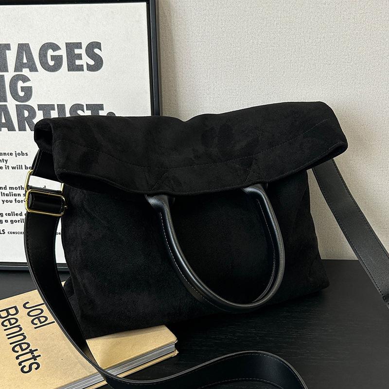 Commuting Folding Large-capacity Hand-held Tote Bag, Travel Single-shoulder Crossbody Bag