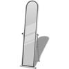 VidaXL Full Length Rectangular Freestanding Mirror Grey