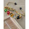 Birth Year Five Elements Peace Beads Bracelet Dragon Boat Festival Colorful Rope Men and Women Couple Handmade Woven Jin Gang Knot Carrying Strap