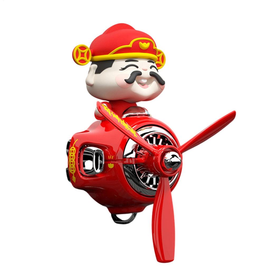 Propeller Car - New Year Rotating Propeller Clip, Pilot Car Air