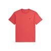 Polo FW23 Solid Color Straight Cut Casual Short Sleeve T-Shirt Men Tops Red MNPOTSH1N821835-620