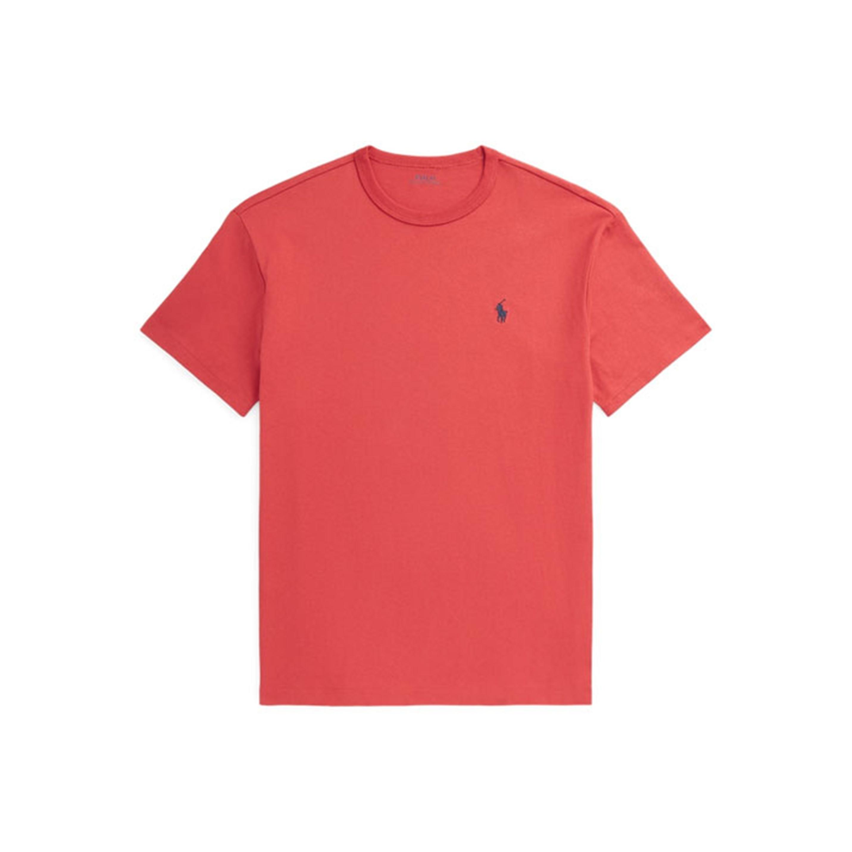

Polo Ralph Lauren FW23 однотонная футболка прямого покроя с коротким рукавом для мужчин, красные MNPOTSH1N821835-620 M