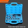 Diesel Injector Seat & Valve Cleaning Reamer Set: 6, 7, 11, 17 Pieces