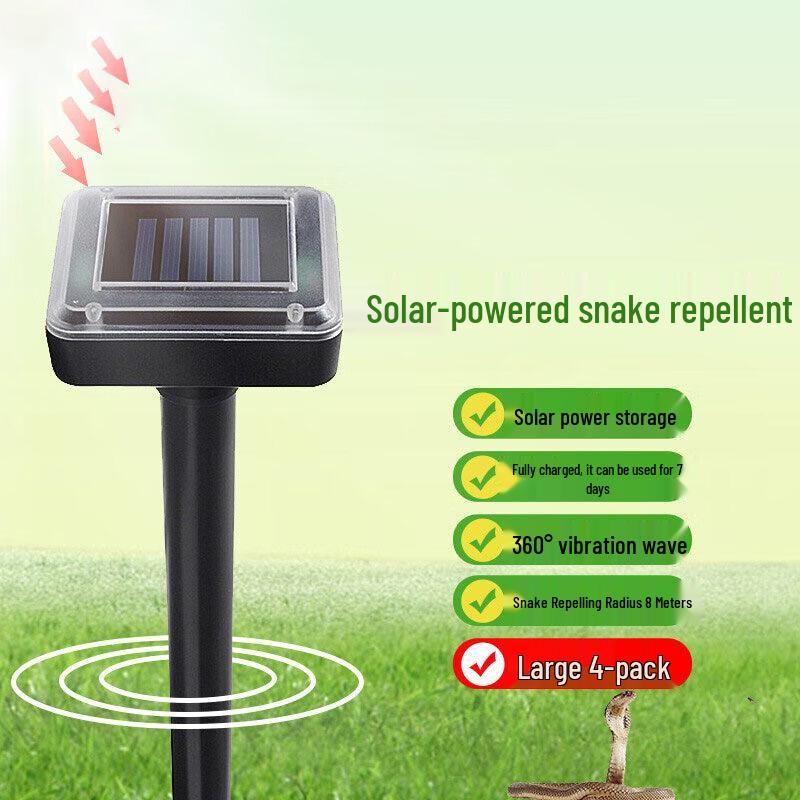 Solar Ultrasonic Snake and Mouse Repeller