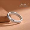 Buyee 925 Sterling Silver Couples Ring Sets Light Polishing Simple Open Ring Finger for Woman Man Wedding Fine Jewelry Circle