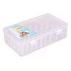 Plastic Spool Art Compartment Convenient Transparent