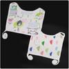 Baby Lätzchen Handtücher Baby Lätzchen Quadratisch Baumwolle Neugeborenen Kleidung Säuglingskleidung Cartoon Druck Babyzubehör Bandana Lätzchen Spucktücher