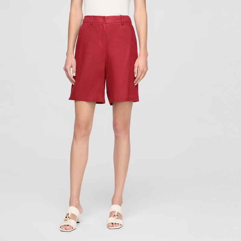 ELLASSAY Relaxed High-Waist Women s Shorts XS