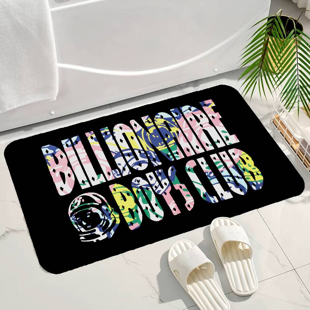 B-Billionaire Boys Club Fashion Bathroom Mat Anti-slip Absorb Water Long Strip Cushion Bedroon Mat Welcome Doormat