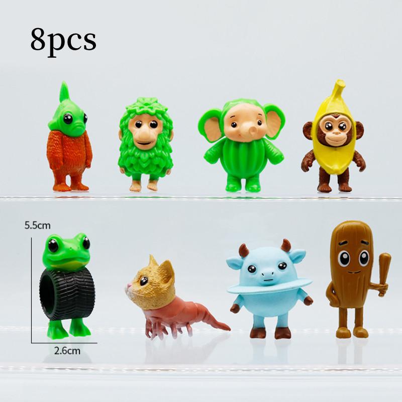 

Italian Brainrot Al Pvc Mythical Creatures Figure Set With Collectible Design For Fantasy Enthusiasts 8pcs A