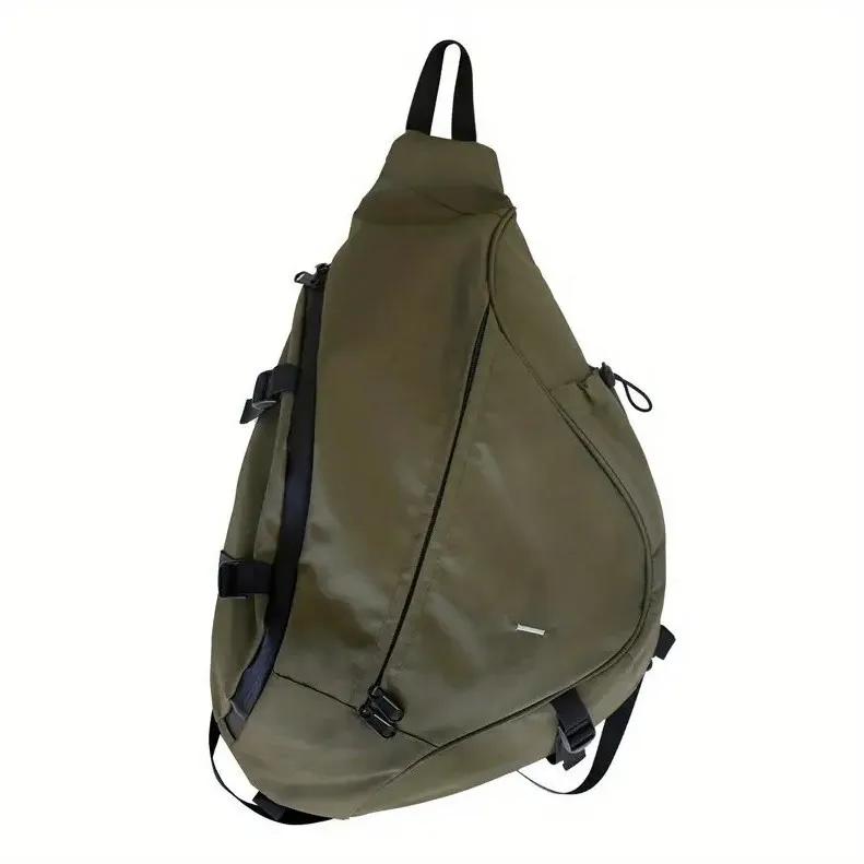 Handtasche im Retro-College-Stil mit großer Kapazität, Street-Schultertasche, Messenger-Tasche, Umhängetasche für Paare, funktionaler Rucksack, Umhängetasche