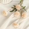 5pcs Faux Silk Mums Artificial Flowers Bulk Fake Small Mini Chrysanthemums with Stems  Centerpieces Floral Arrangements Vase Fillers Home Decorations