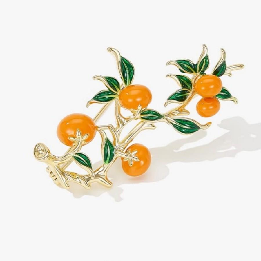 Matte Gold Pearl Wheat Ear Corsage Brooch for Women - High-End Versatile Pin with Anti-Exposure Design