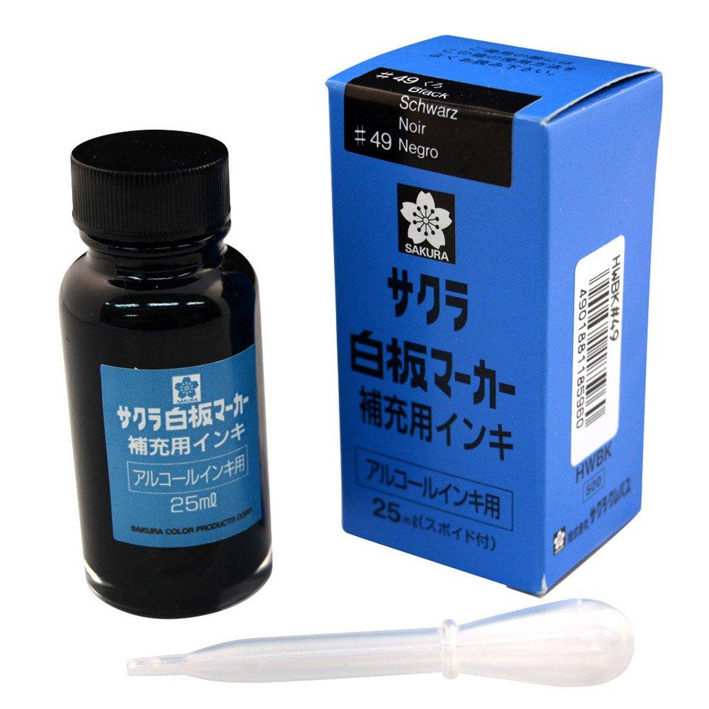 

Sakura Crepas Whiteboard Marker Refill Ink Black HWBK#49