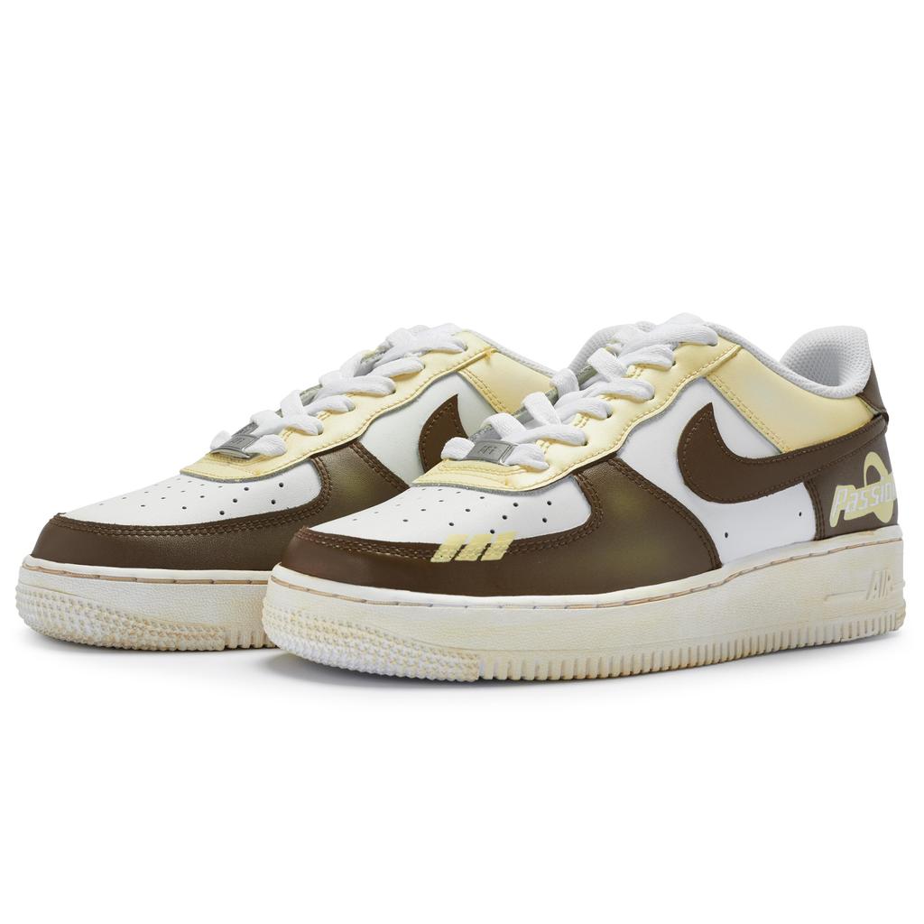 Nike Air Force 1 Low Top Skateboard Shoes Men's Brown CW2288-111(Team80-GUY)