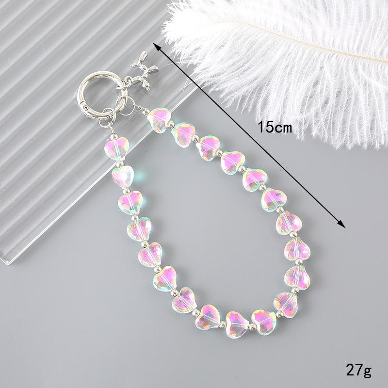 Κρεμαστό Κινητού με Κρύσταλλα και Χάντρες: Κορδόνι για Τσάντα Πολυτελείας & Μπρελόκ Αντι-Πτώσης.