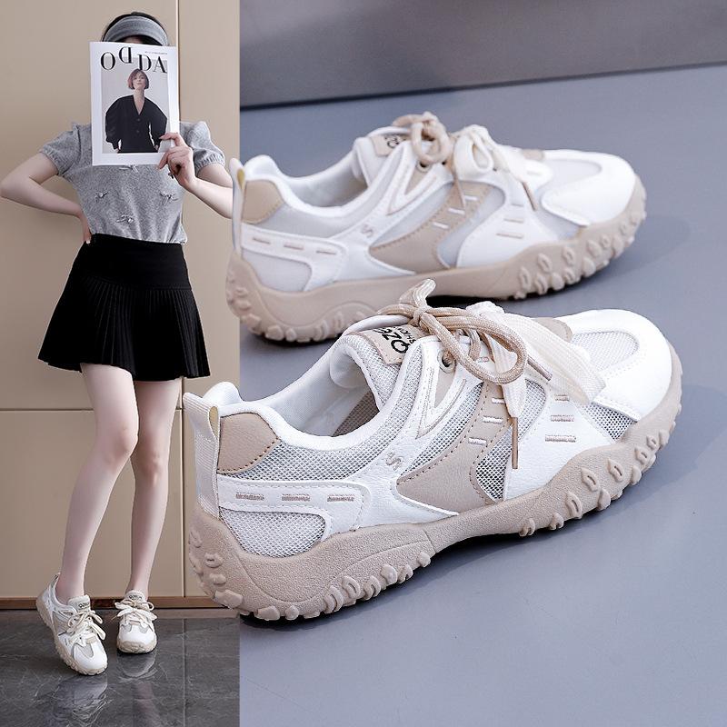 Retro platform German training shoes women's 2025 new summer mesh breathable versatile casual Forrest Gump sports shoes K06