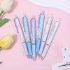 Sanrio Characters Kuromi Melody Cinnamoroll Press Gel Pens Kawaii Stationery Black Ink Writing Pens