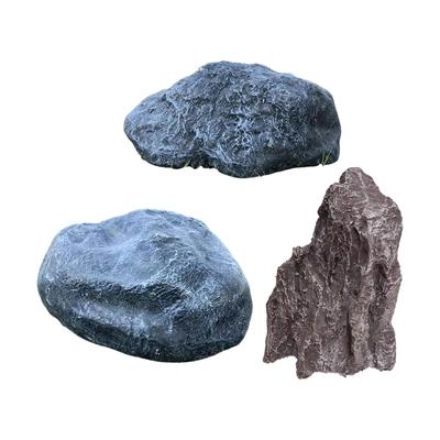 Artificial Foam Rock Ornament Realistic Stone Texture for Garden Landscaping and Studio Photo Prop Usage