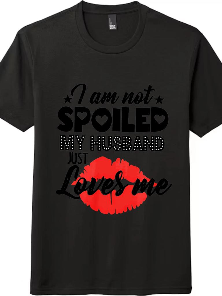 "My Husband Loves Me" Cute Wife T-Shirt Gift for Valentine's Day & Anniversaries