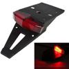 Motorcycle Rear Fender Tip LED Red Stop Brake Tail Light Universal