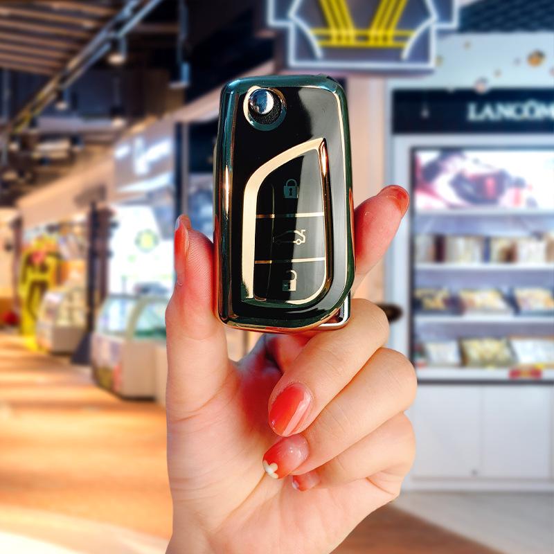 Toyota TPU Key Case for Corolla, Camry, Levin, Avalon, RAV4, C-HR, Highlander