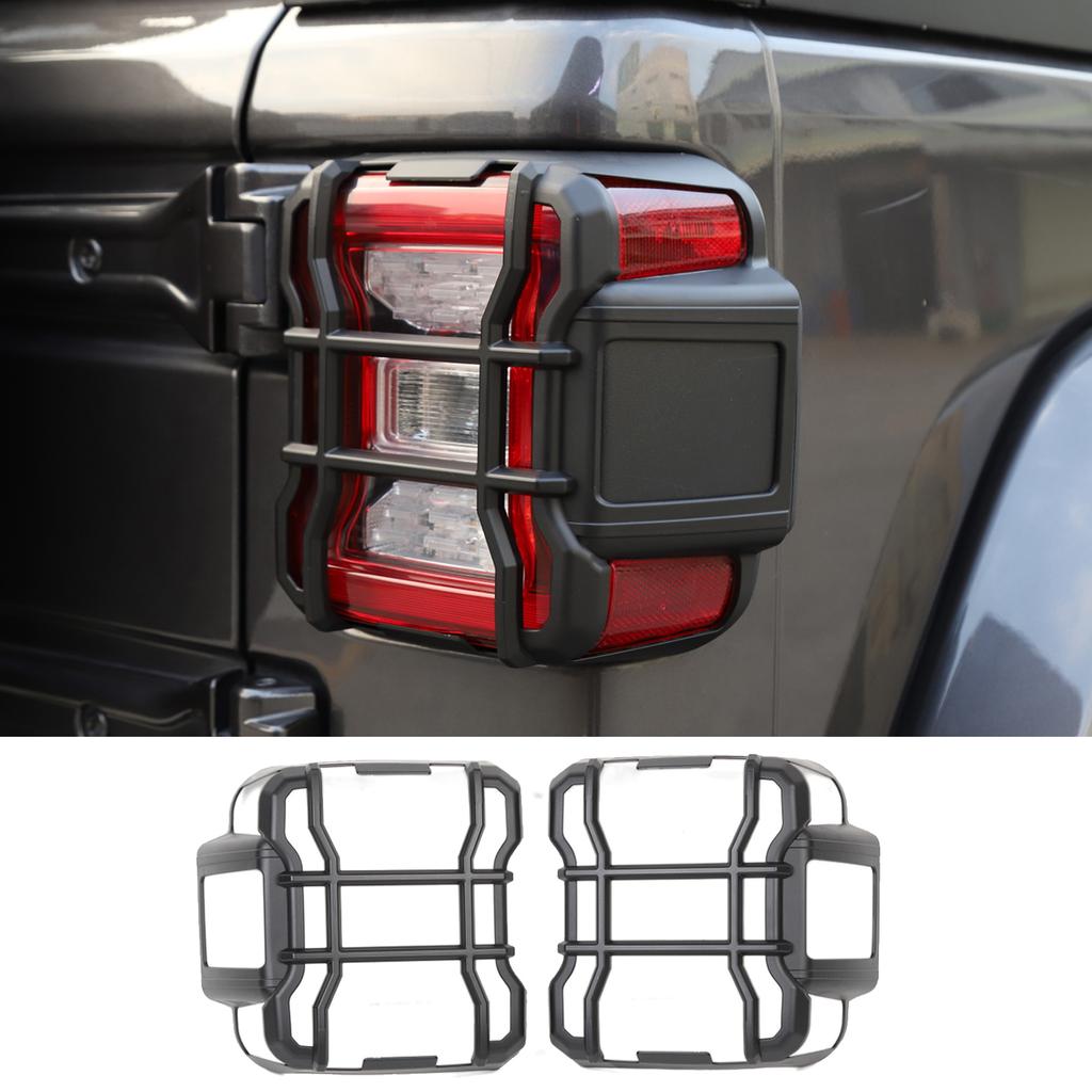 Headlight Side Light Tail Light Guards Cover Trim for 2018-2026 Jeep Wrangler JL JLU 4XE Rubicon Sahara Sport JT Car Styling