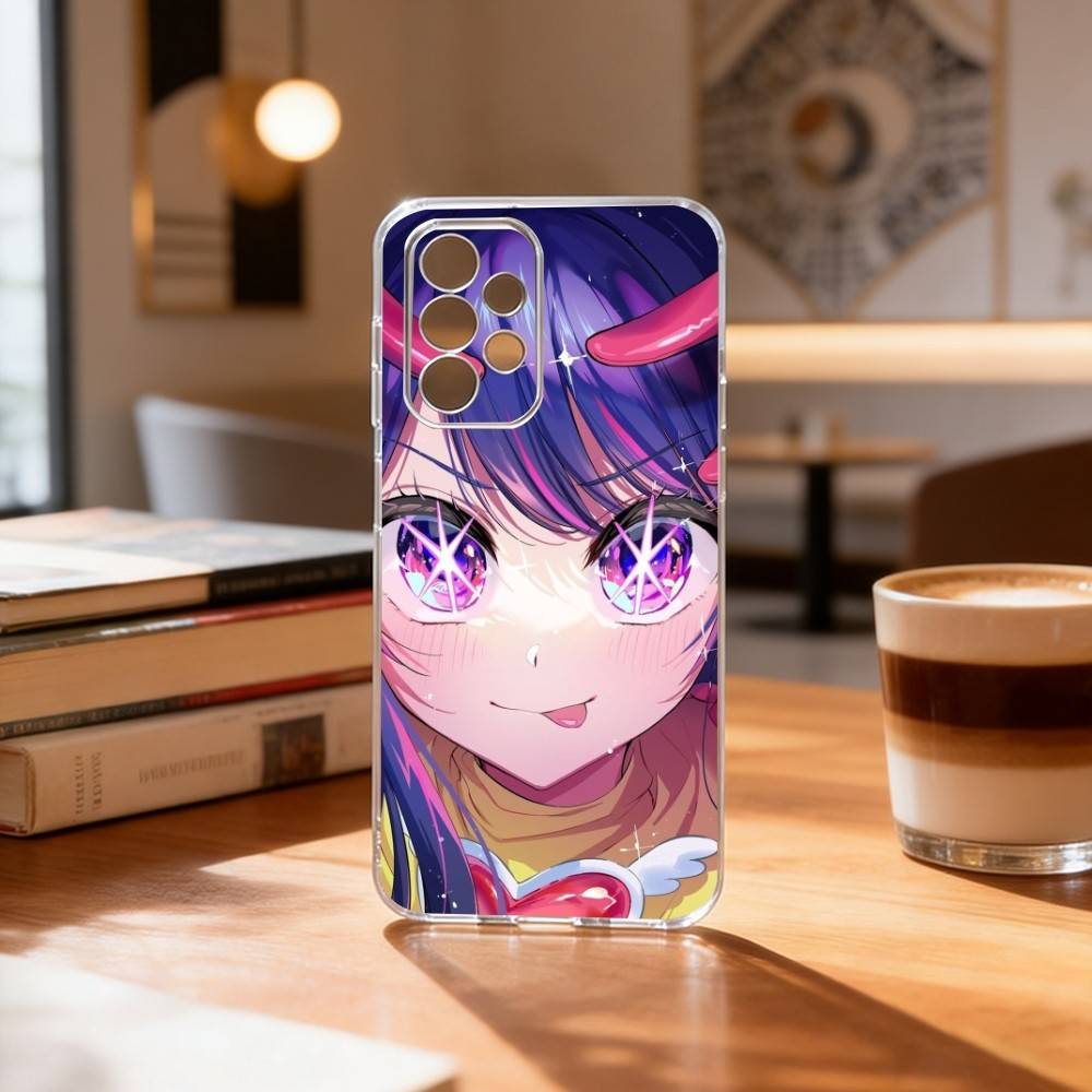 Oshi No Ko AI-Anime C-Cute  Phone Case Transparent Silicone Soft For Samsung S25,S24,S21,S22,S23,S30,Ultra,S20,Plus,Fe