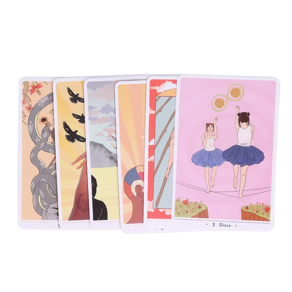 78 Stück Wahres Herz Intuitives Tarot Klassisches Einzelcoaching Selbstentwicklung Tarotkarten Deck