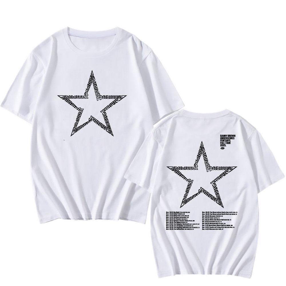 Danny Brown Stardust Tour Tshirts Unisex Clothes Cotton Short Sleeve Tee Fashion T-shirt Graphic Tees