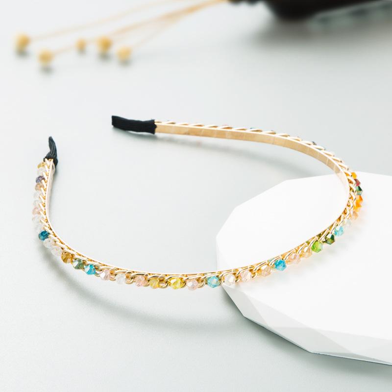 Women's Hairband Alloy Light Luxury Water Bit Hoop Shampoo Headwear