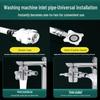 Xihe Full Copper 1-in-2-out Washing Machine Faucet