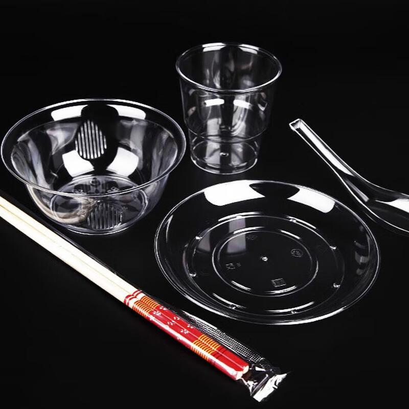 

Disposable Crystal Plastic Tableware Set