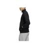 Adidas Logo Print Stand Collar Zip Jacket Men Outerwear Black GL2188