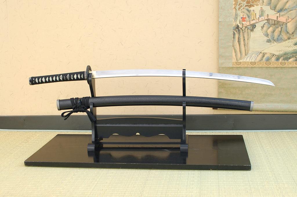 Shinobiya Imitation Aluminium Kuroishime Großschwert Wisch-Imitation Schwert Zertifikat Schwert, Klinge, Scheide, (Schwert, Scheide, Stoff, Set)