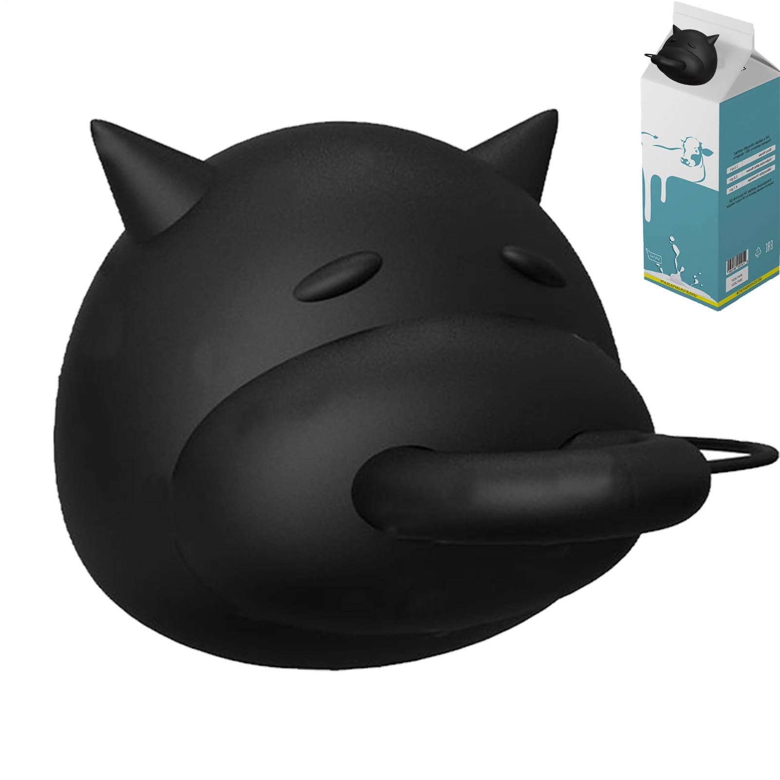 

Silicone Milk Bottle Pourer Lid Milk Carton Lid In Cow Shape, Rotating Drink Box Cap Dispenser Attachment, Funny Milk Bottle Stopper One Size