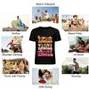 Retro Style TEACHER Print Casual T-Shirt Loose Comfort Top Pure cotton T-shirt
