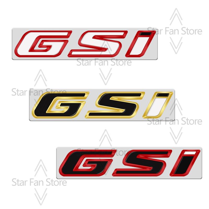 Metal GSI Badge 3D Stickers Car Trunk Body Emblem Decal Styling For Opel Adam Meriva Insignia Mokka Zafira Junior Vauxhall VXR