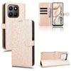 For Honor 400 Smart Flip Case with Polka Dot Design & Magnetic Closure