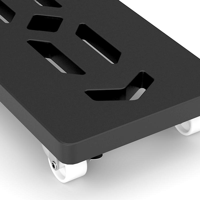 1pc CPU Stand Home Office Accessories Under Desk Holder Heavy-Duty CPU Holder Computer Case with 4 Caster Wheels Mobile