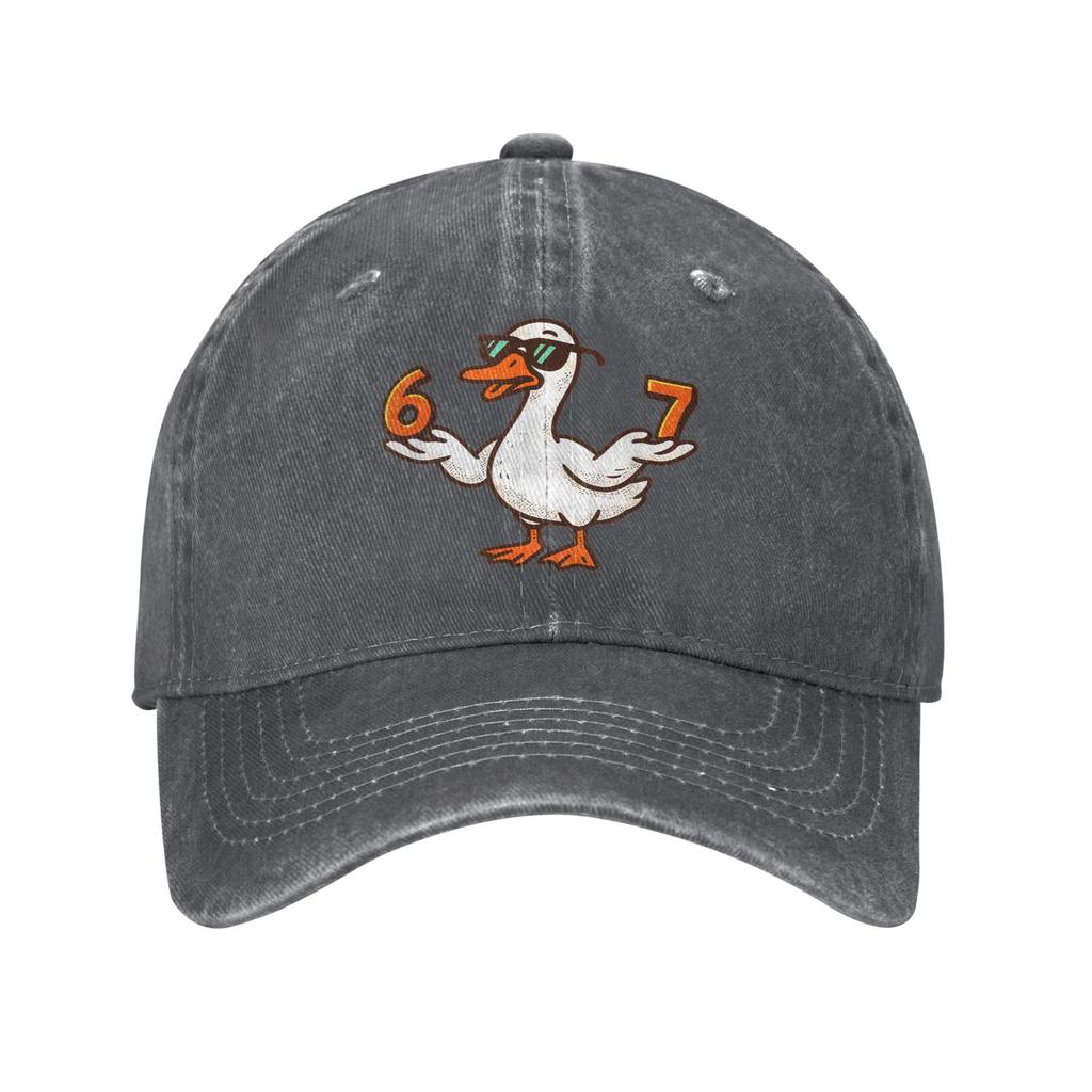 67 Meme Silly Goose 6 7 Funny Six Seven 6-7 Gen Alpha Slang Casual Baseball Cap Hip Hop Hats Summer Unisex Men DIY Snapback Cap