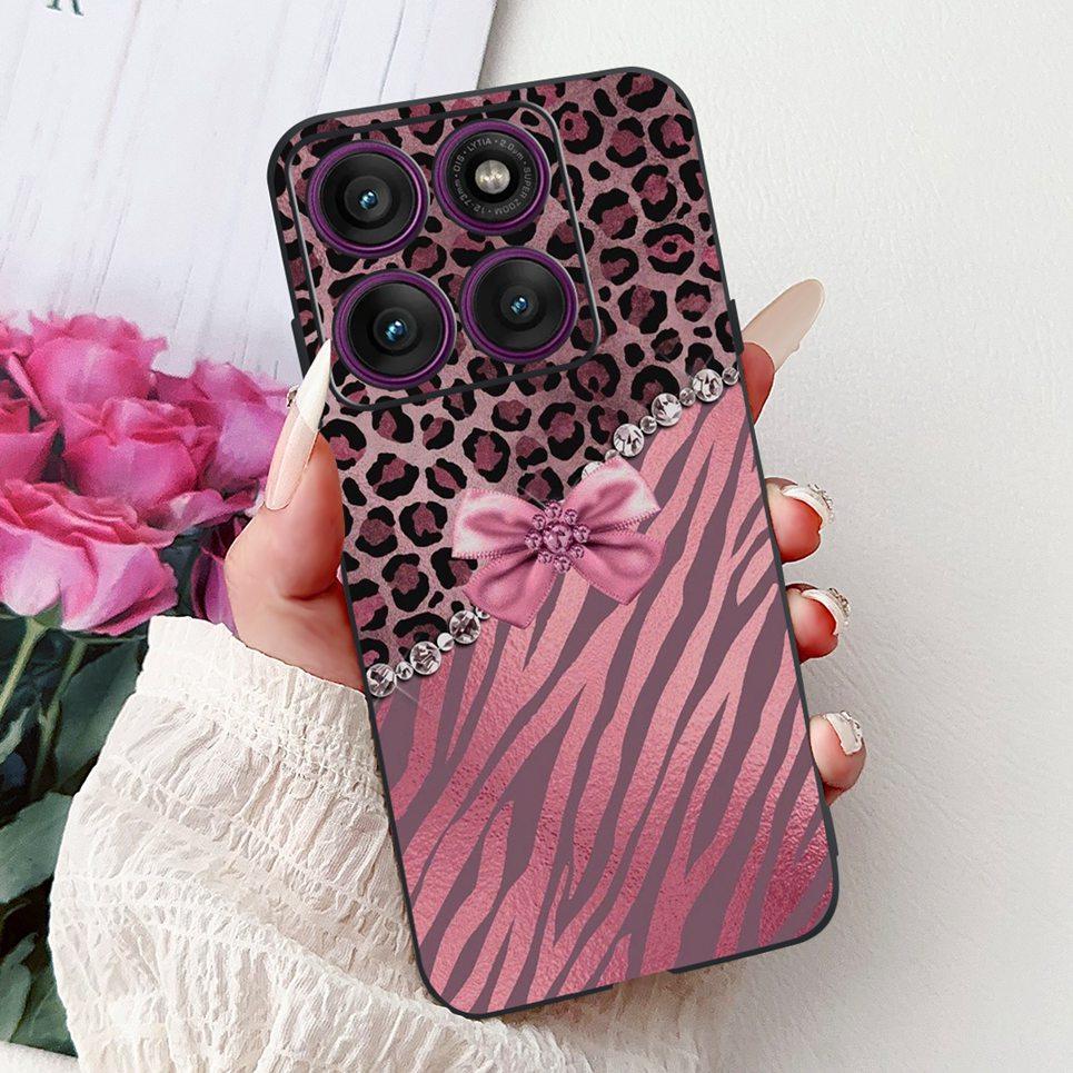 

Colorful Butterfly Flower Painting Phone Shell For Motorola Edge 60 Pro 60S 60 Fusion Edge60 Case Matte Soft Silicone Back Cover Edge 60 60s 5G