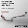 X-ADV 750 Modified Titanium Alloy Motorcycle Exhaust Tail Pipe
