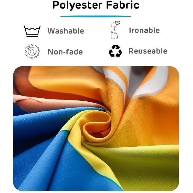 Loccor 80''x60'' New Orleans Bourbon Street Tapestry Mardi Gras New Orleans Nightlife Street Pubs and Bars with Neon Lights Tapestry Wall Hanging