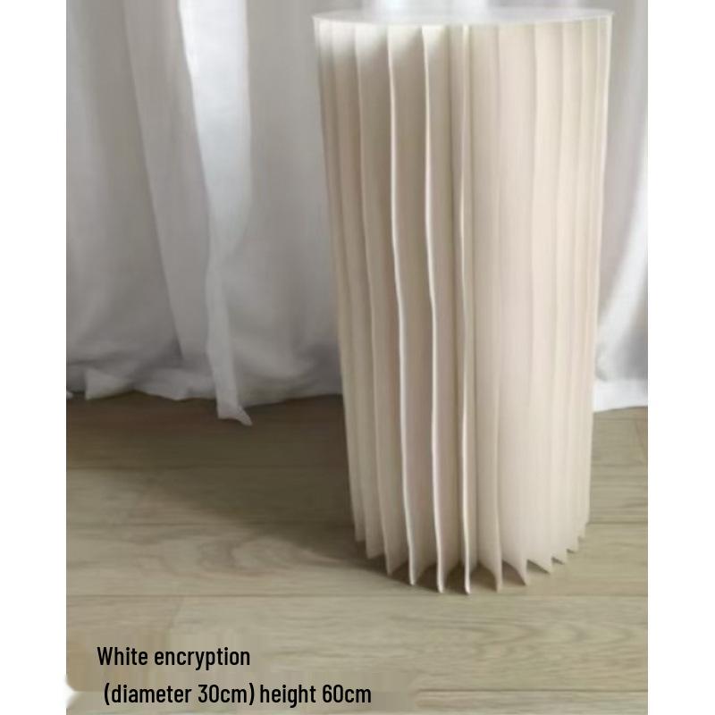 Artificial Flower Column Wedding Decorations with Car Delivery Ceremony and Roman Style Welcome Board