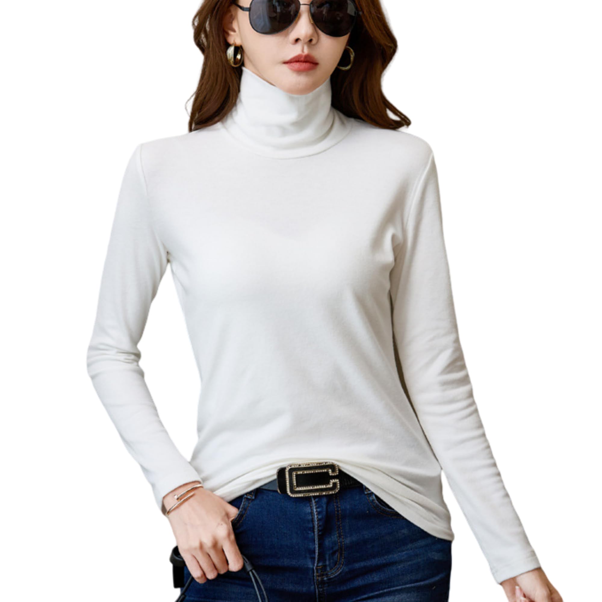 

Высокий воротник, теплый, длинный, черепаховый, с защитой от холода и влагостойким кроем, большой размер [KOEKOI] Нижнее белье, женское, Нижнее белье, Нижнее белье, зимнее, рукав, шея, женское